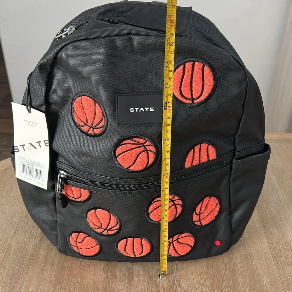 State Bags Kane Kids Fuzzy Basketball Backpack